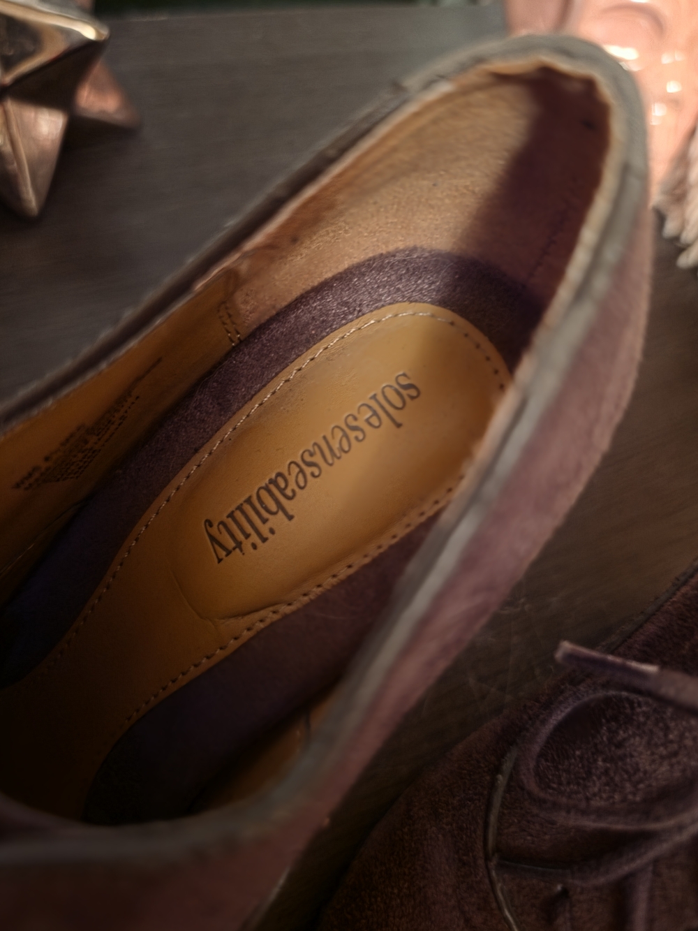 Lace-Up Suede Heel Booties - Picture 3 of 5